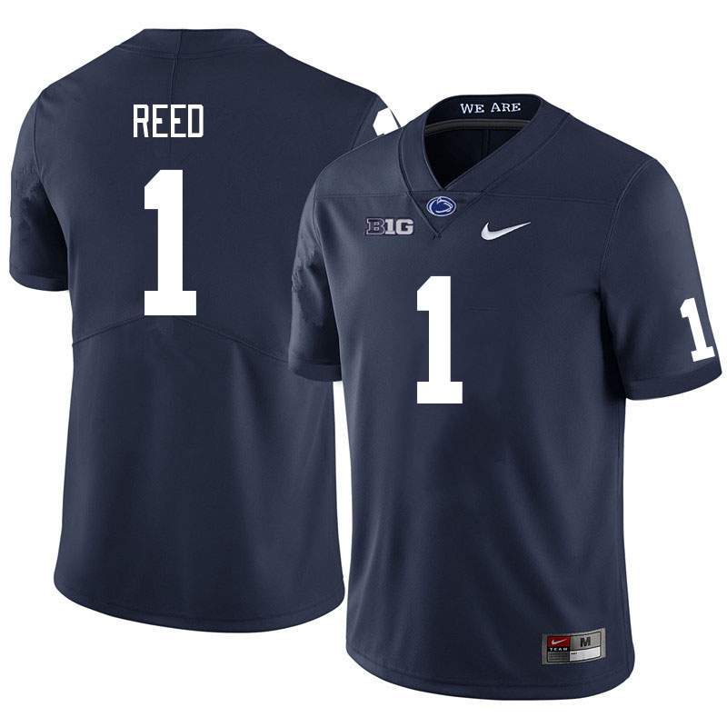 Men #1 Jaylen Reed Penn State Nittany Lions College Football Jerseys Stitched Sale-Navy